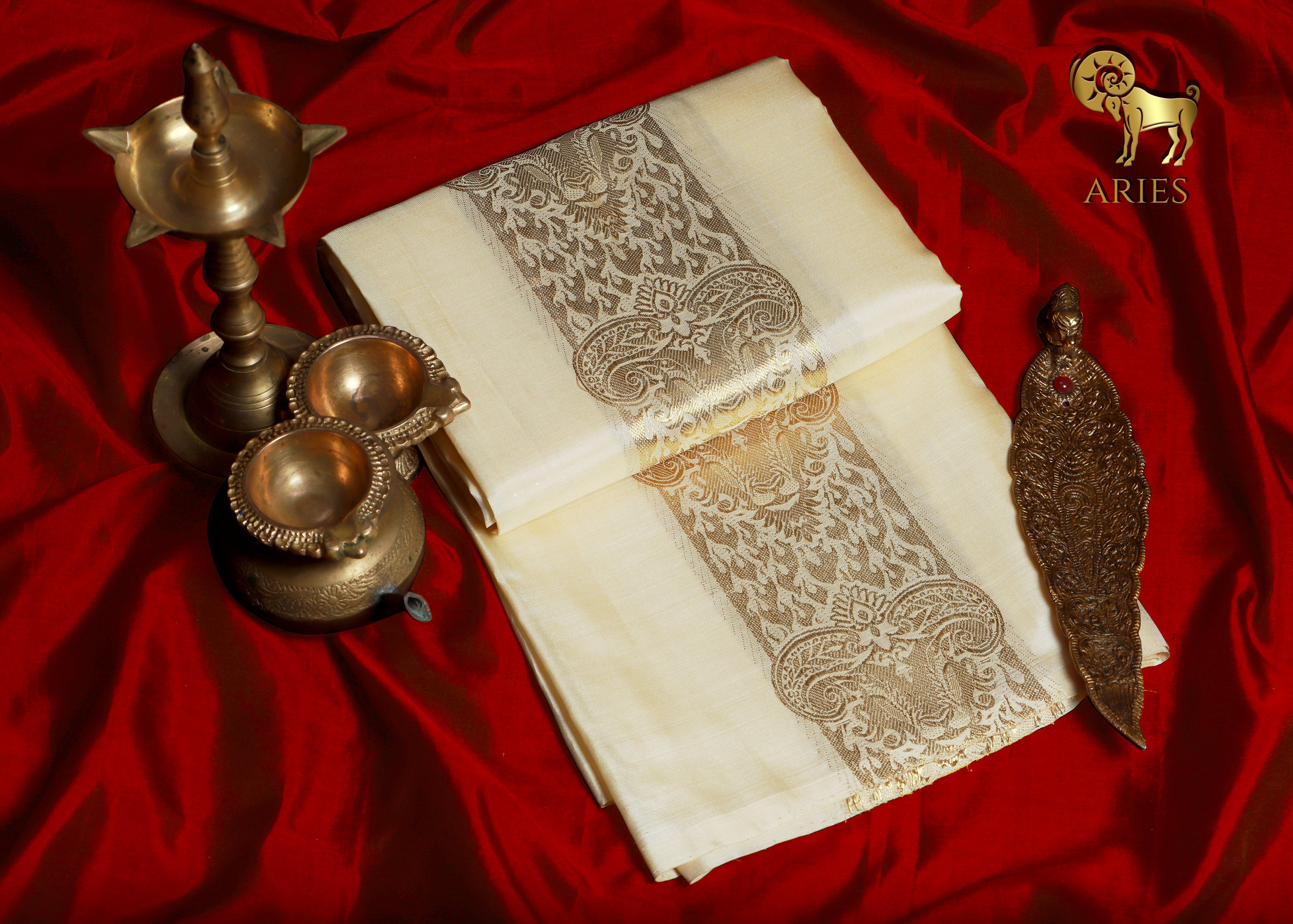 Aries Zodiac – Handwoven Silk Elegance for the Fearless