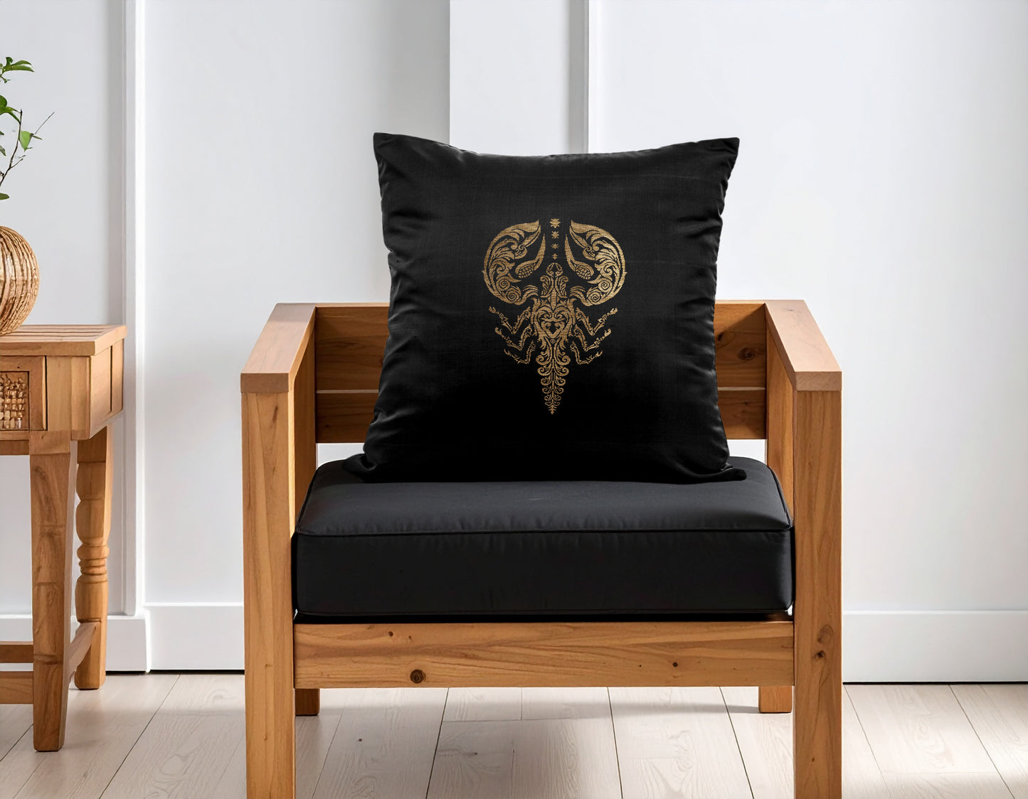 Scorpio Zodiac Cushion Cover- Pure Mulberry Silk