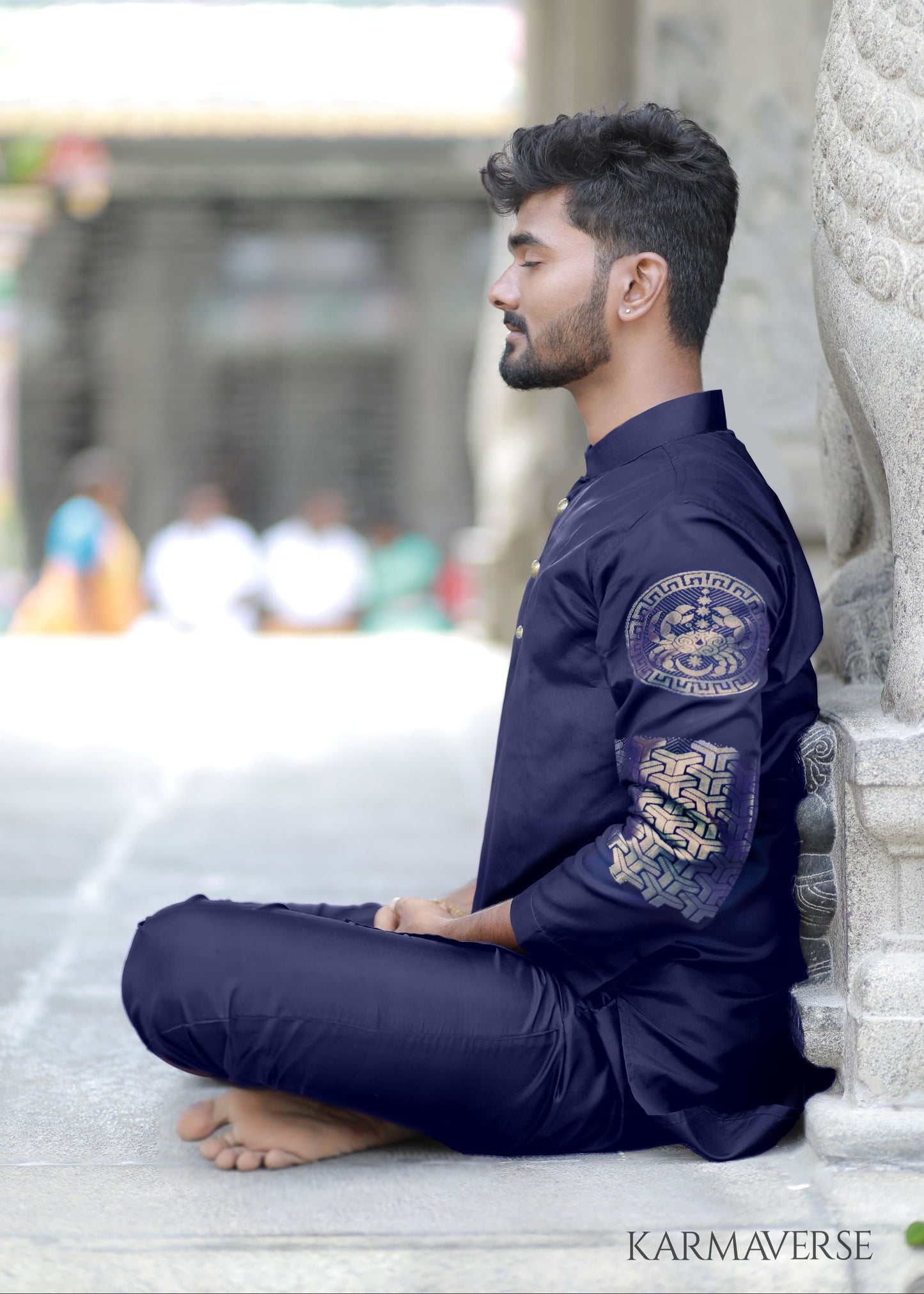 cancer zodiac pure silk kurta top