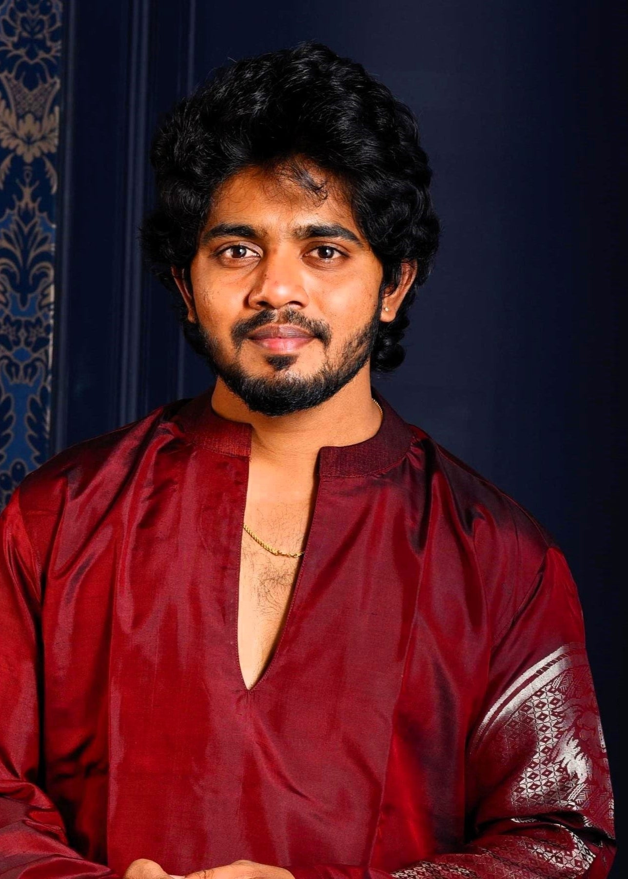 leo zodiac pure silk kurta top