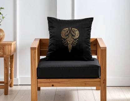 Scorpio Zodiac Cushion Cover- Pure Mulberry Silk