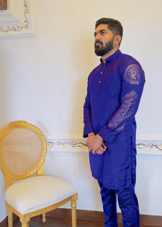 gemini zodiac pure silk kurta top