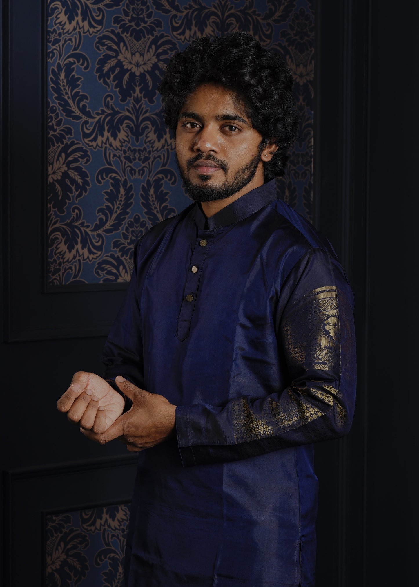 leo zodiac pure silk kurta top
