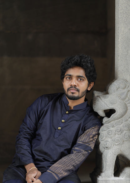 leo zodiac pure silk kurta top